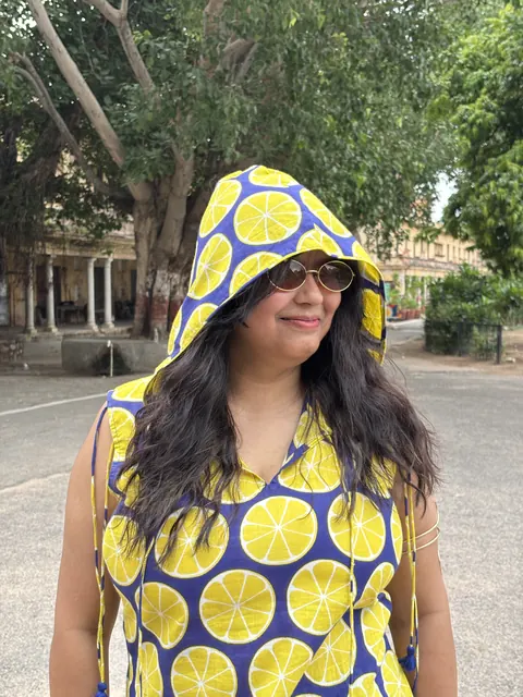How a customer styled Hip Hop Hoodie Kurti