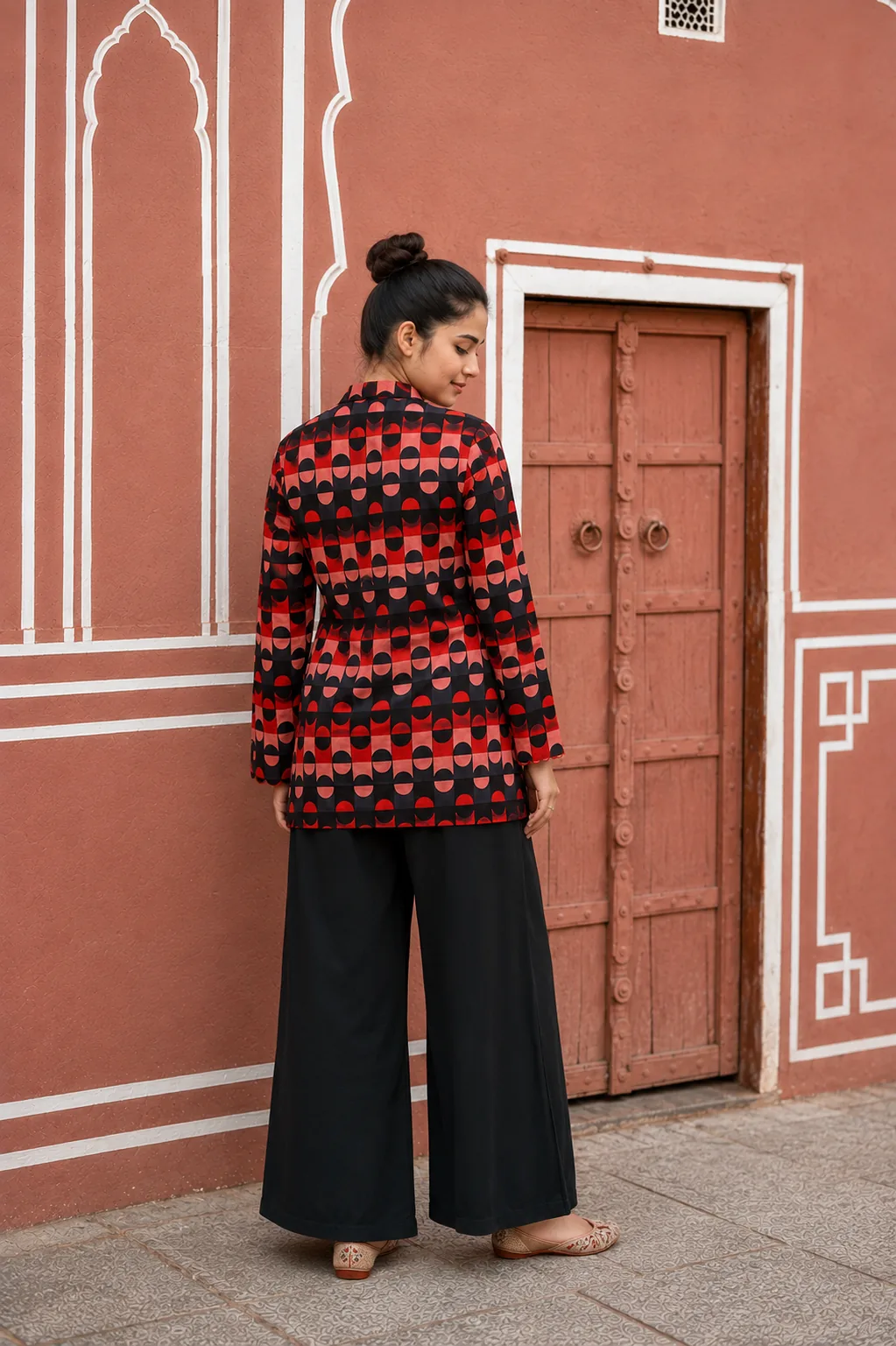 Retro Geo-Chic Kurti